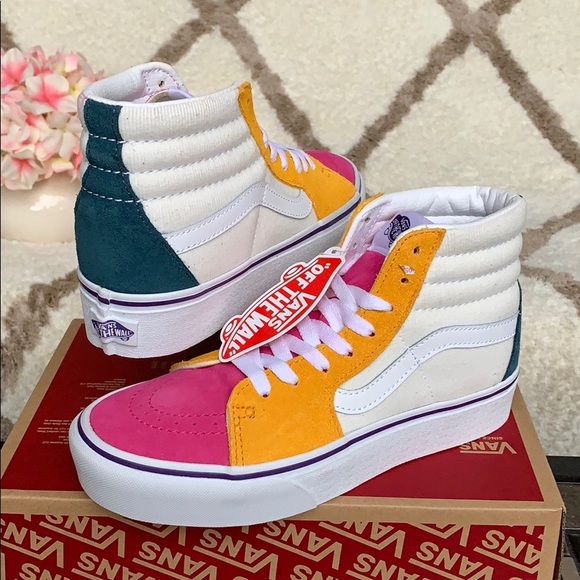 VANS SK8-Hi PLATFORM 2 MINI CORD Multi/Tr Wht WMNS - Picture 13 of 16